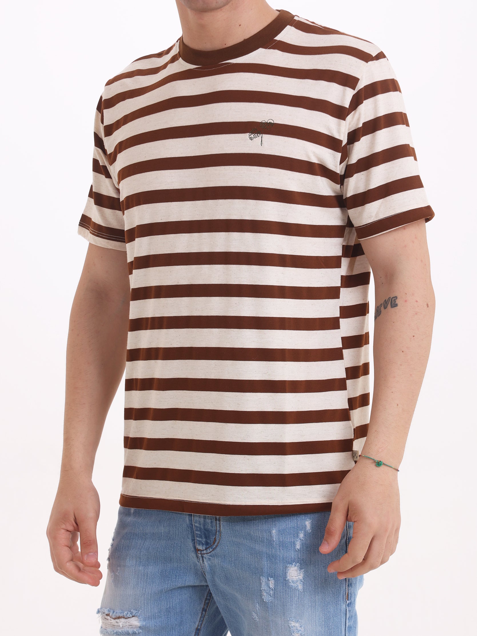 Gold Rush Uomo T-shirt a Righe M1ZOLFO02