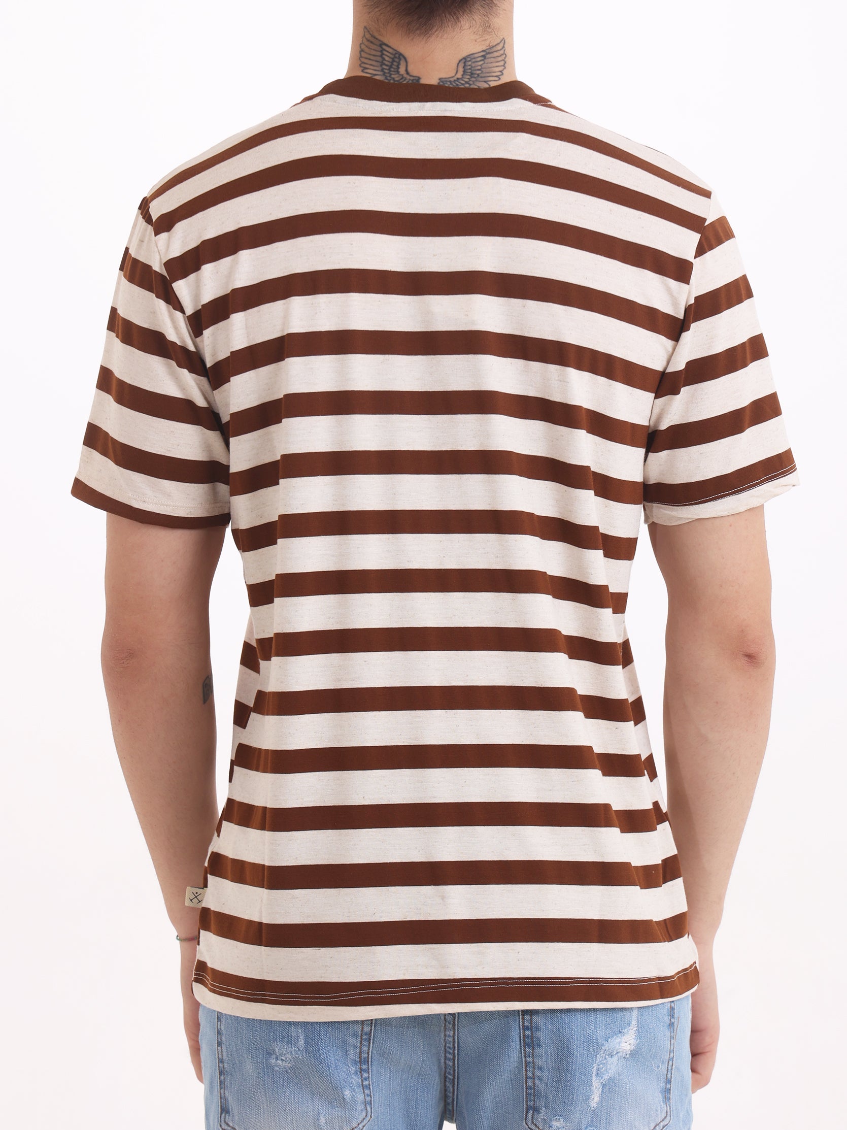 Gold Rush Uomo T-shirt a Righe M1ZOLFO02