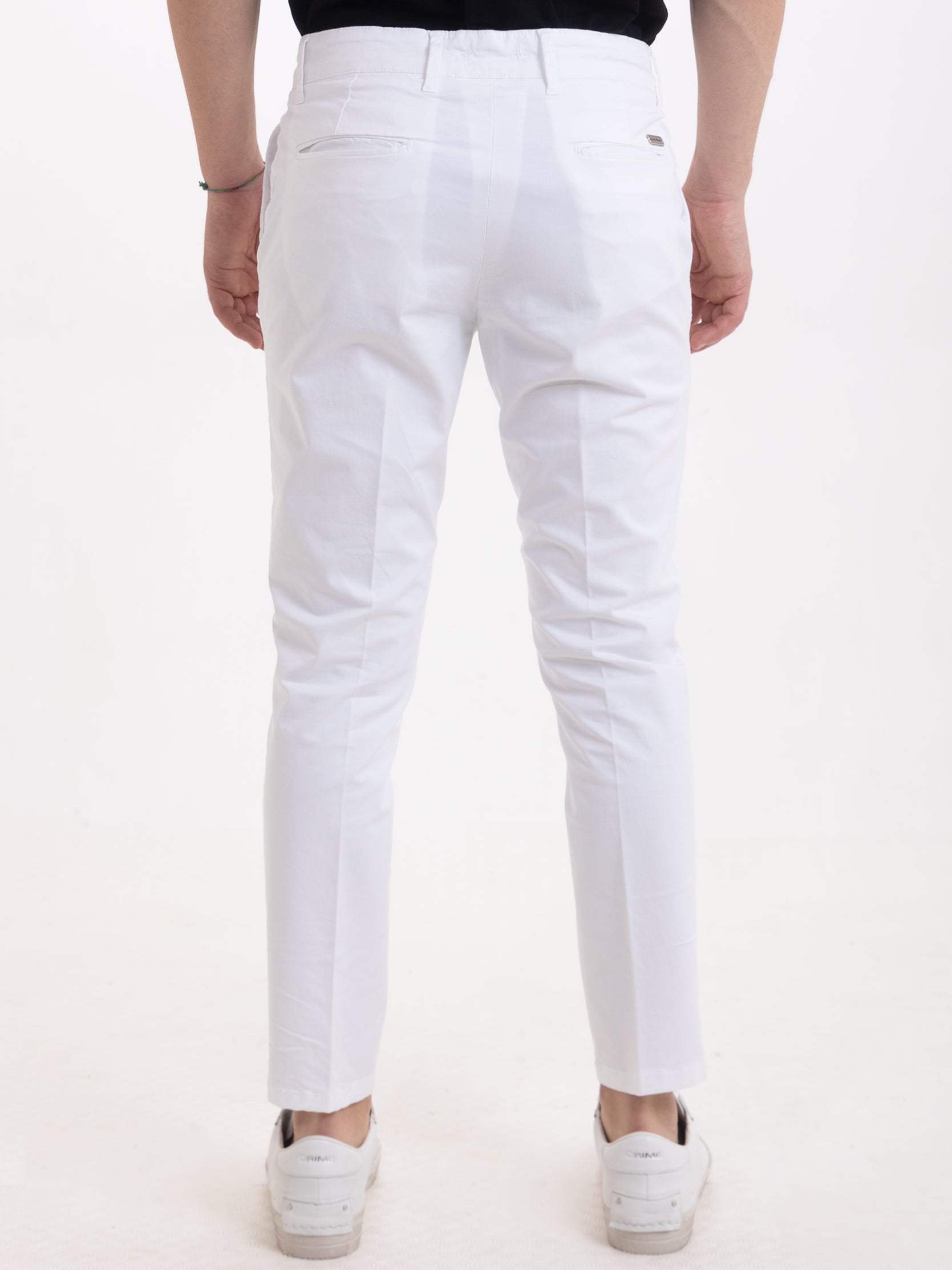 Gold Rush Uomo Pantalone Estivo Bianco New Report