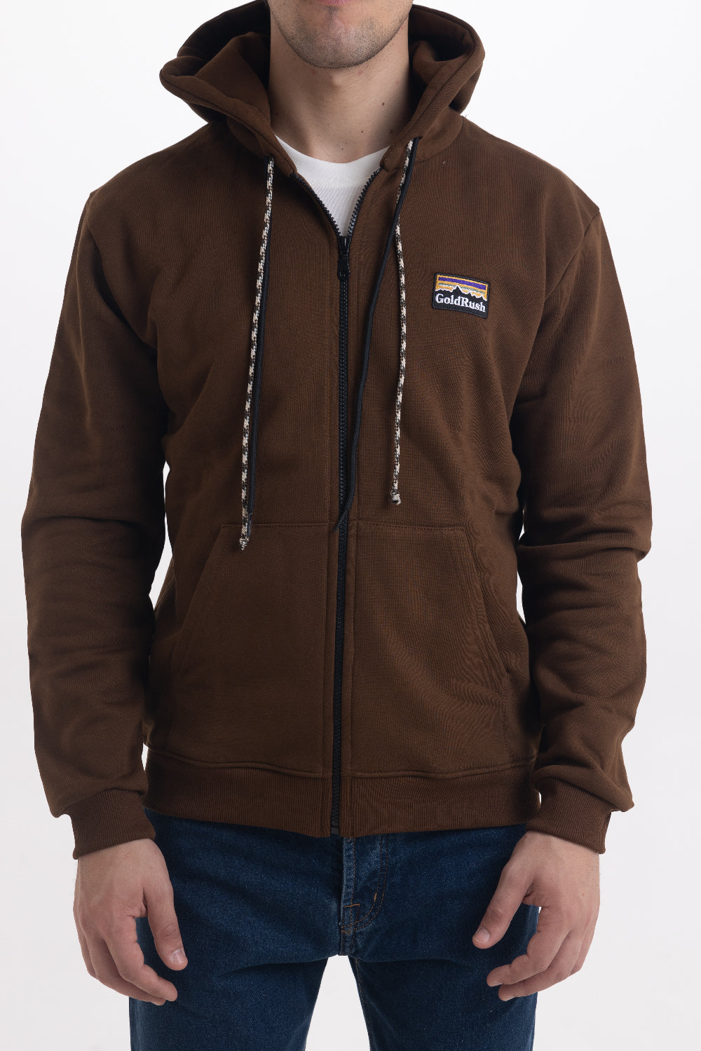 Gold rush uomo felpa zip MIGUEL22/GR