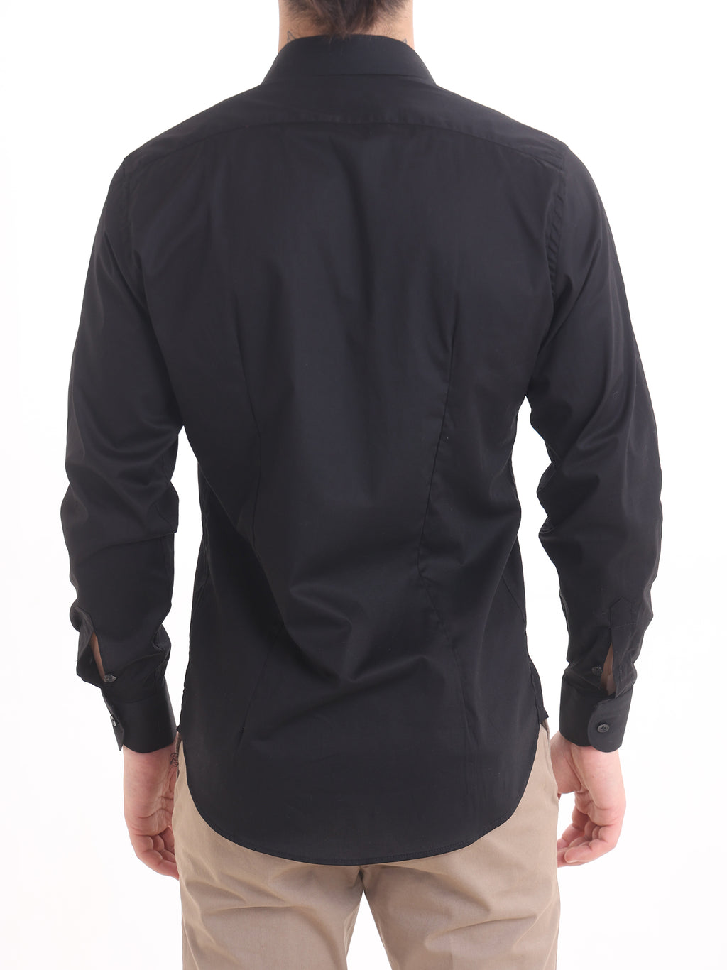 Gold Rush Uomo Camicia Nero Basic Icon Shirt