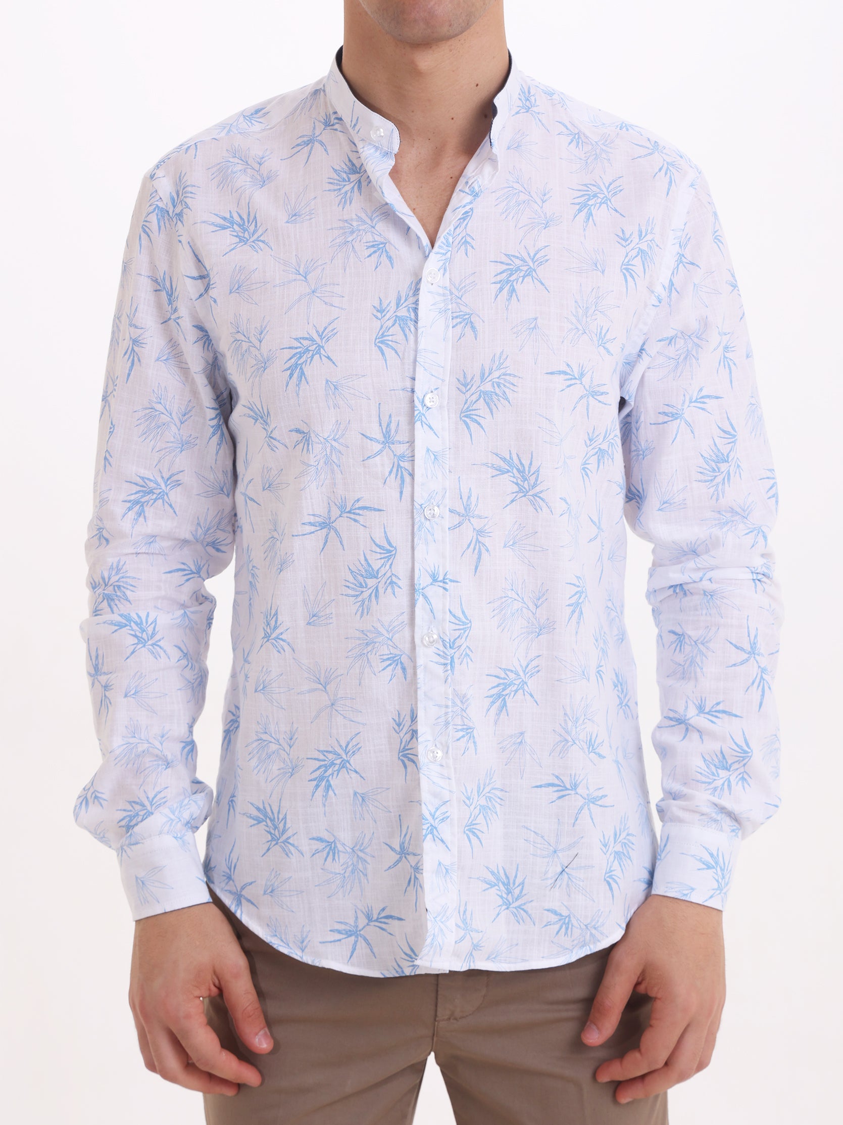 Gold Rush Uomo Camicia Stampa Palms