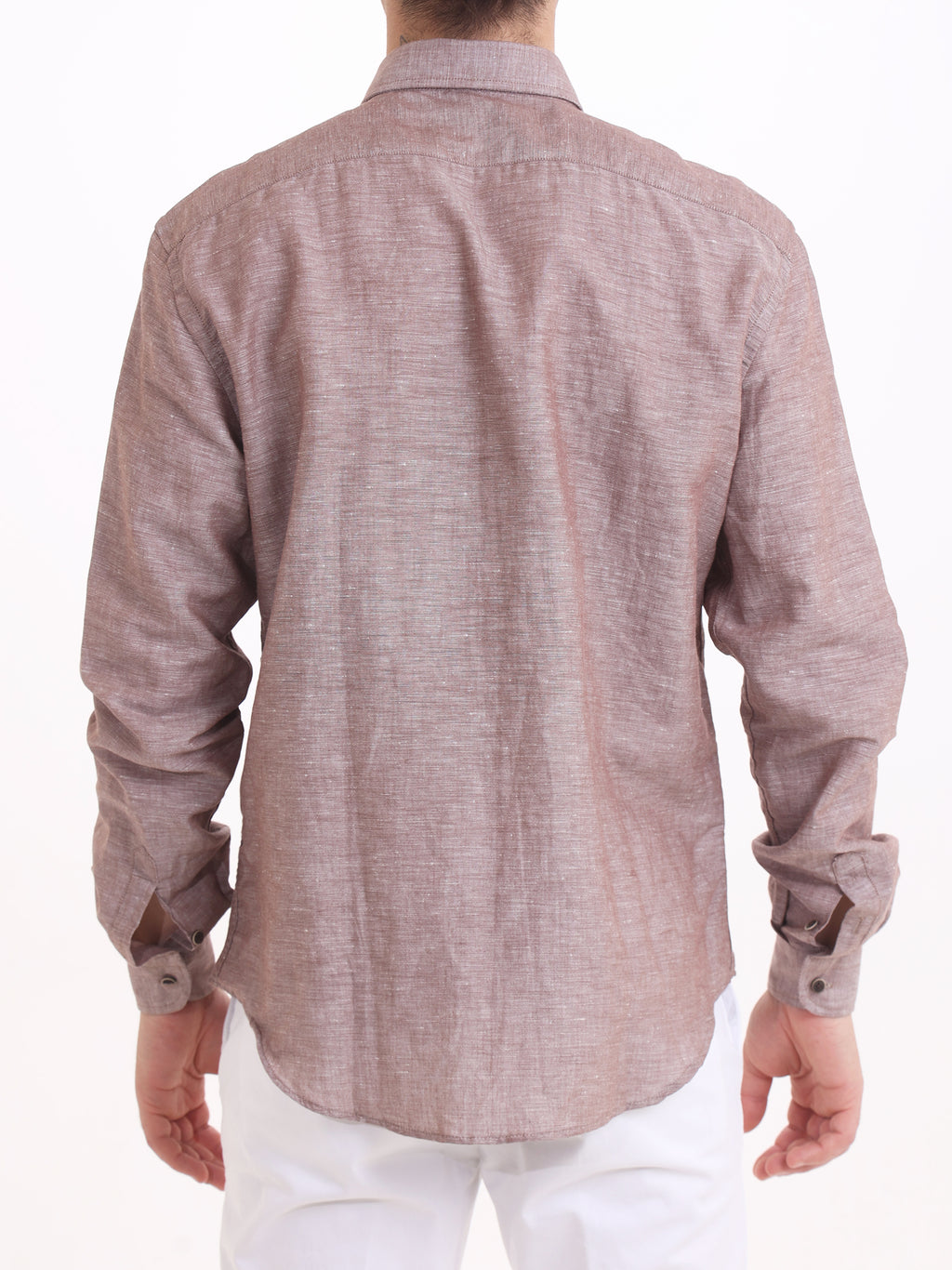 Gold Rush Uomo camicia Lino Unito Corda Seychelles