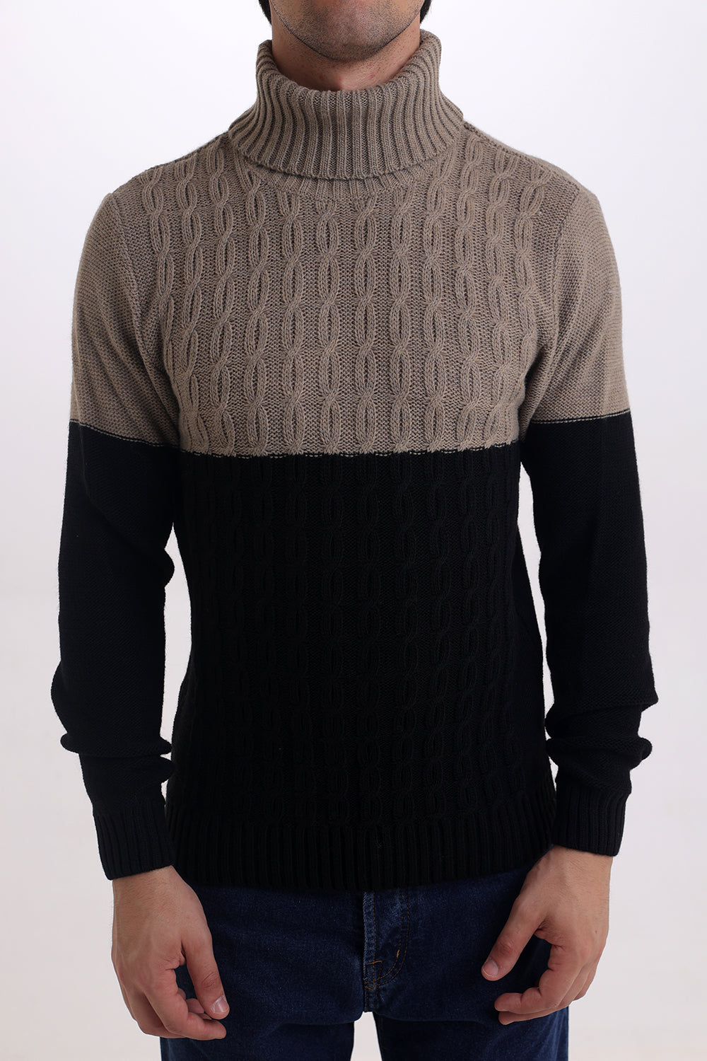 Gold rush uomo maglia dolcevita M3614ZERU