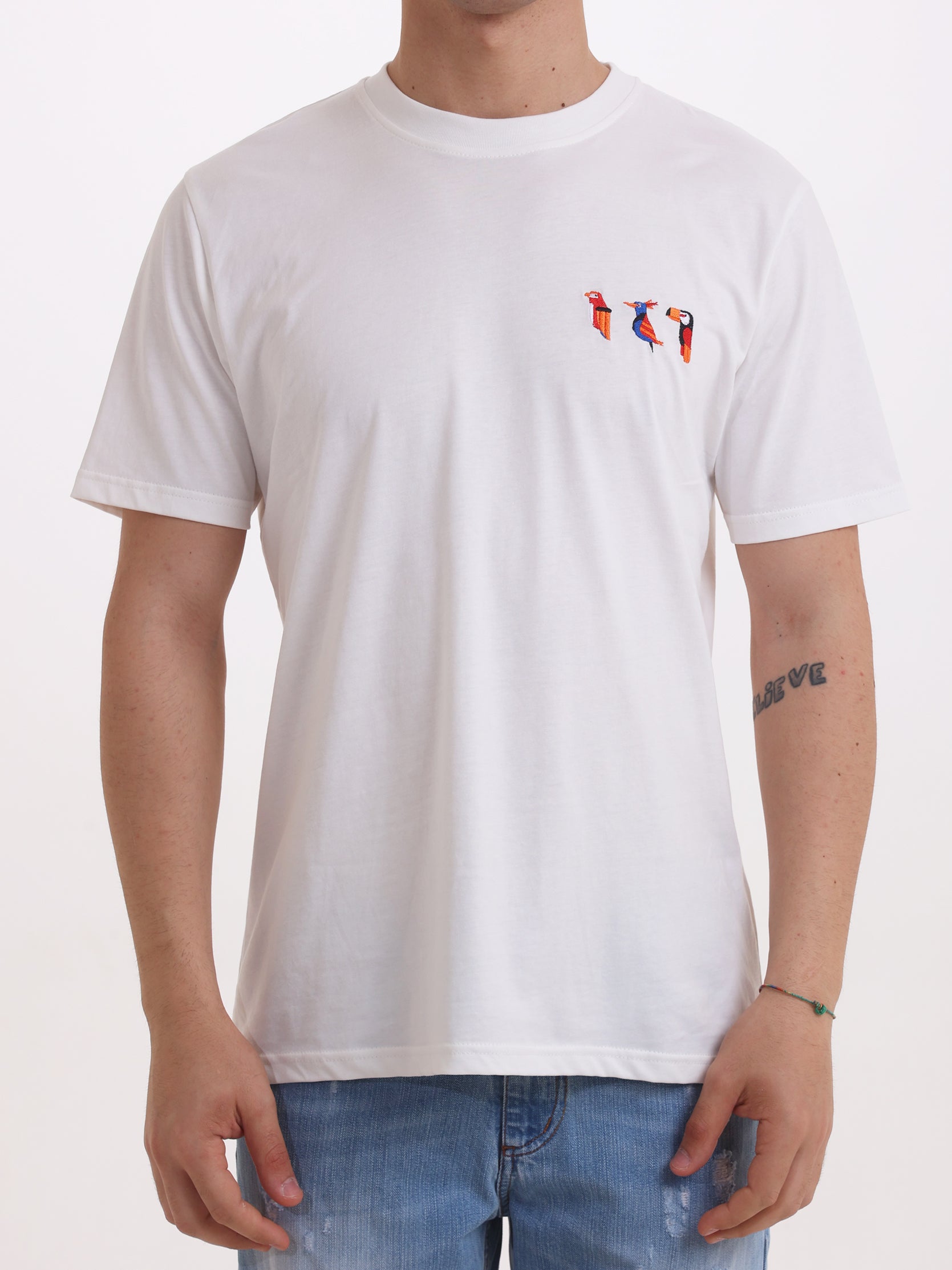 Gold Rush Uomo T-shirt Panna M1UCCELLI