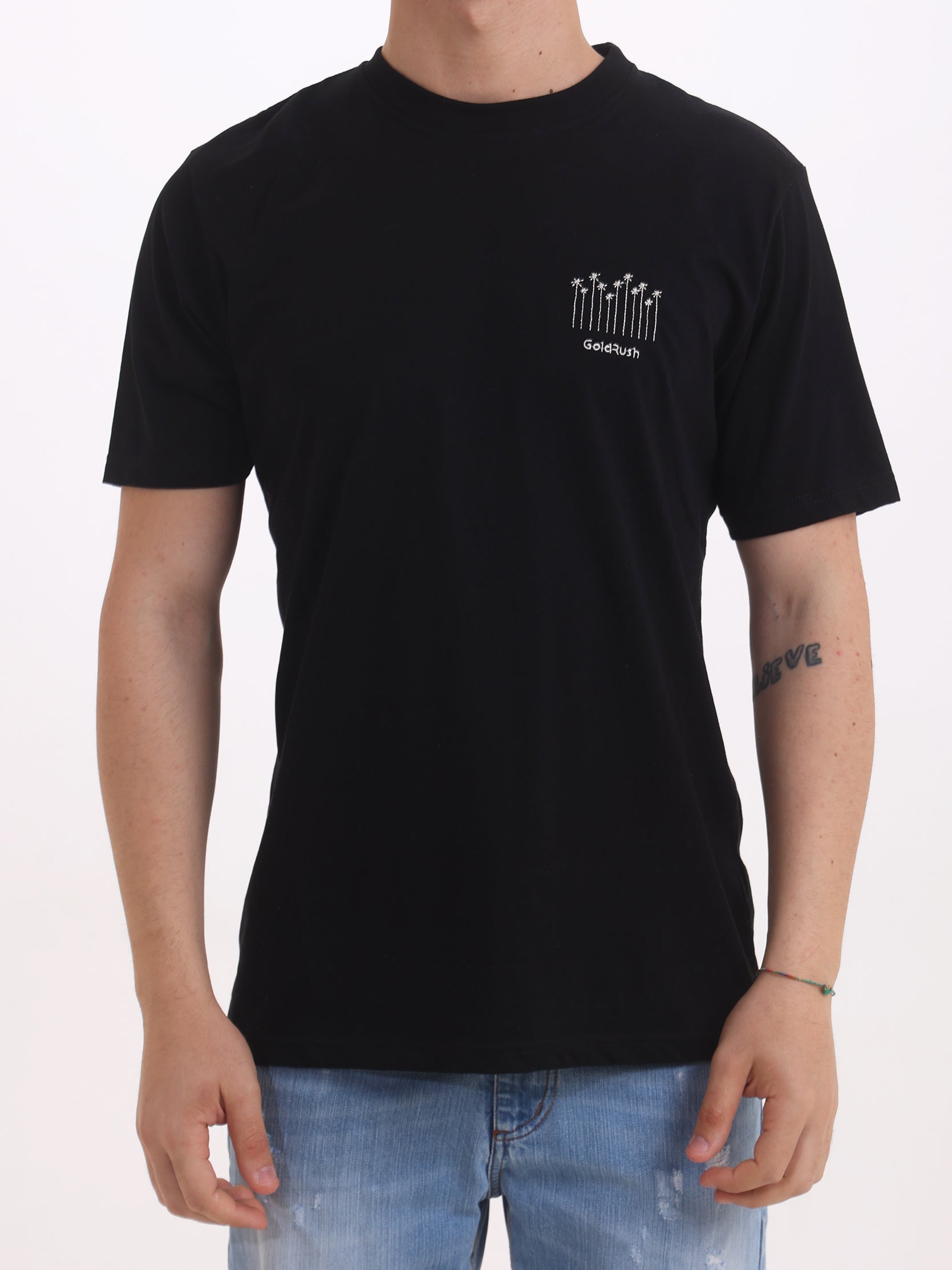 Gold Rush Uomo T-shirt Nero M1PALME