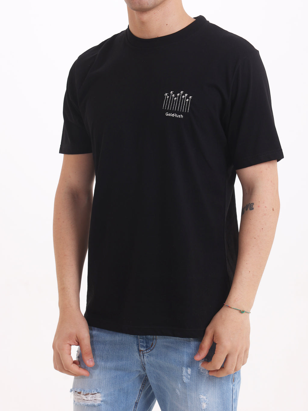 Gold Rush Uomo T-shirt Nero M1PALME