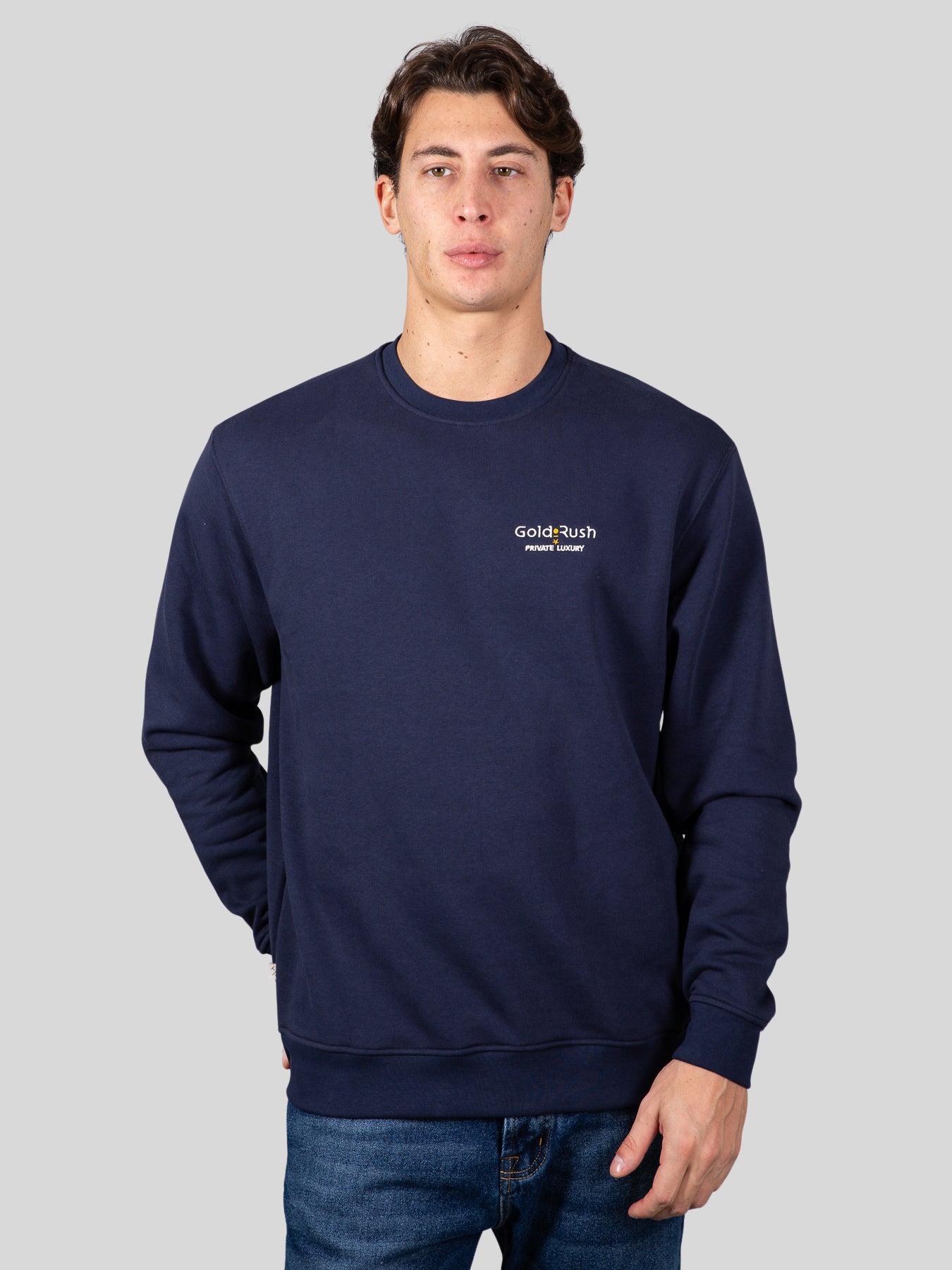 Gold rush uomo felpa M1CHECK04