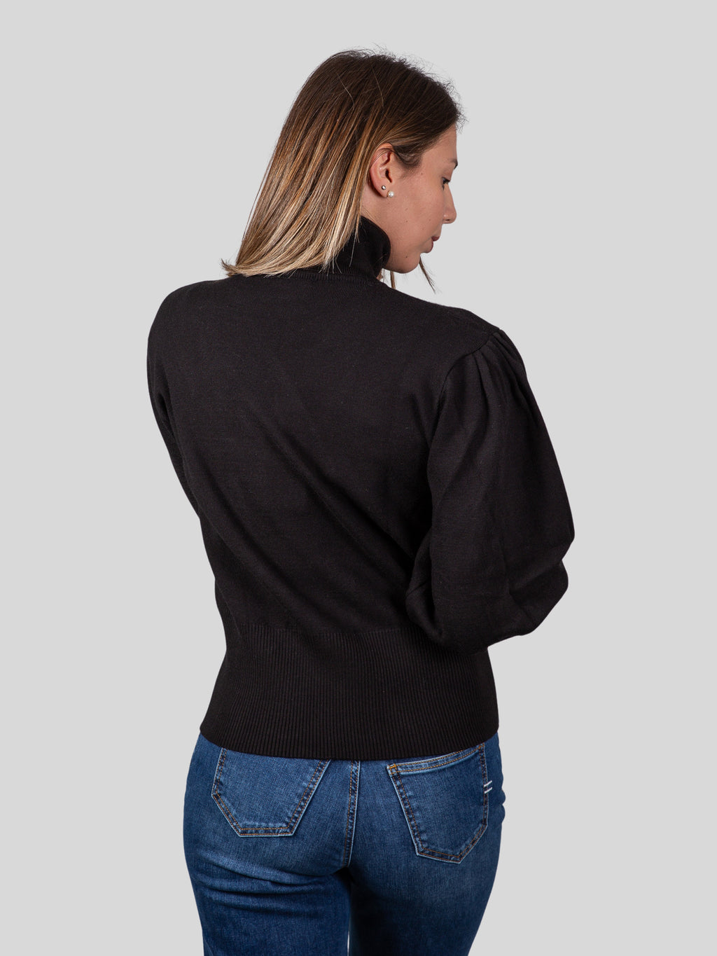 gold rush donna maglia dolcevita W-RNS014