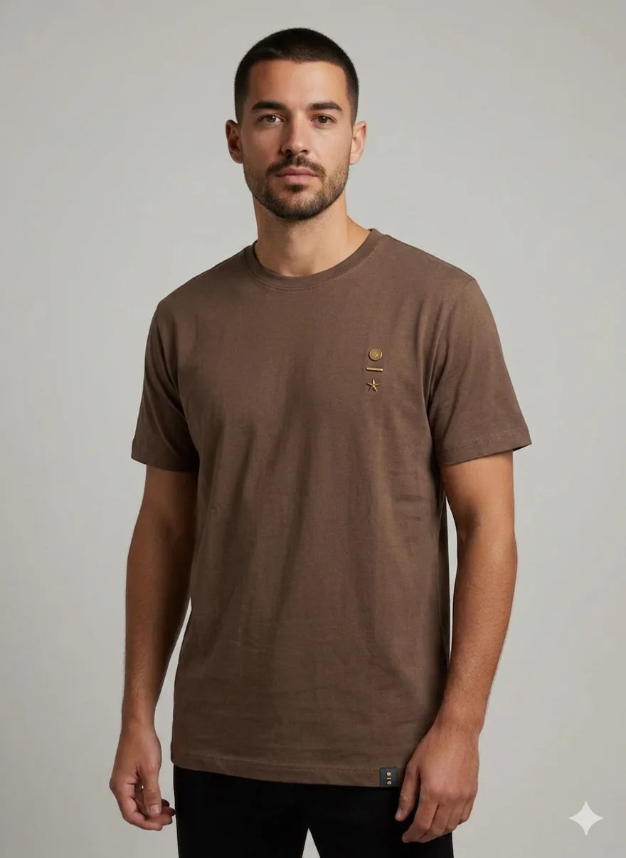 Gold Rush uomo t-shirt Ricamo M1ESS37