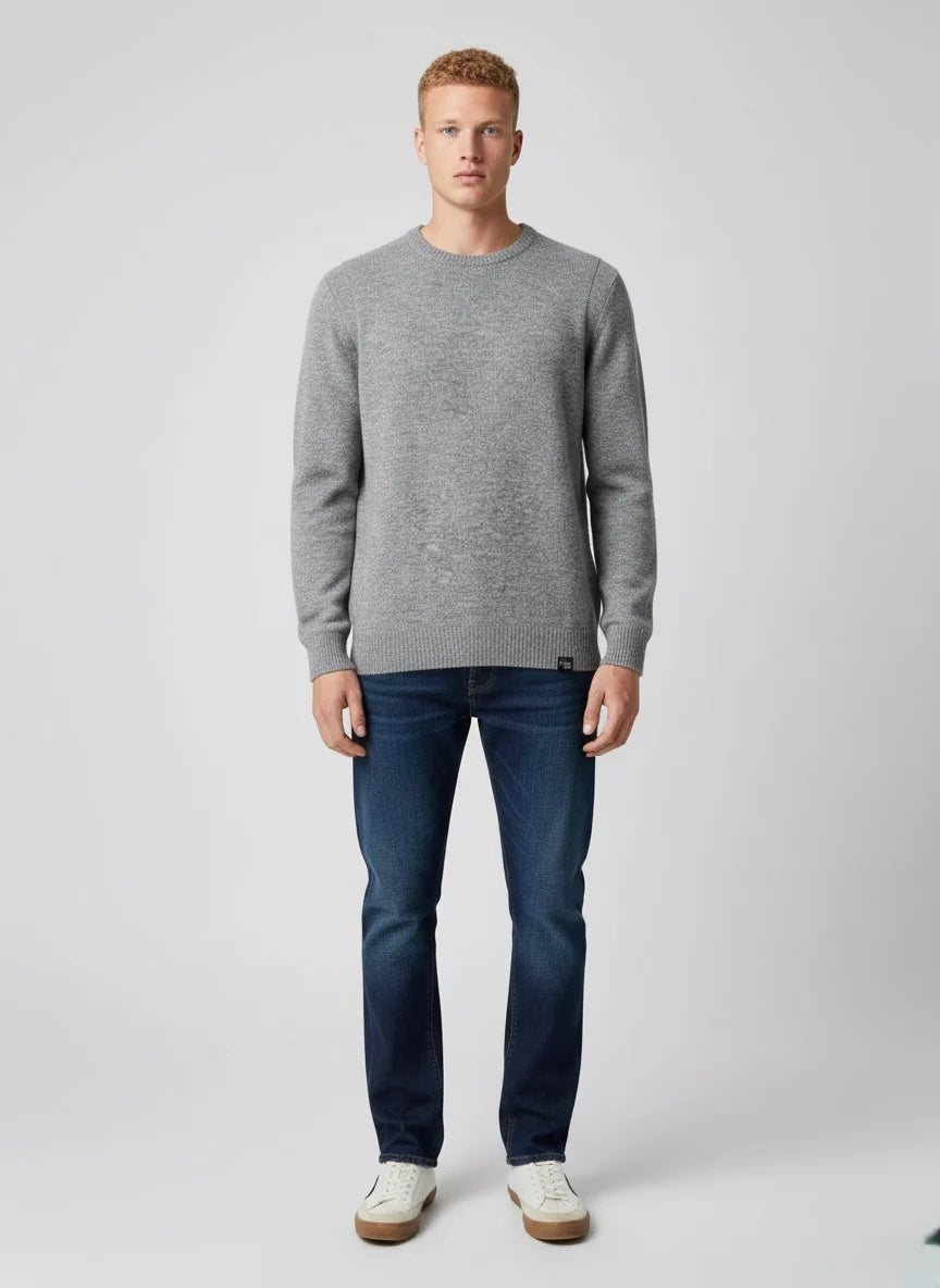 Gold Rush uomo maglia girocollo ORITGC GRIGIO