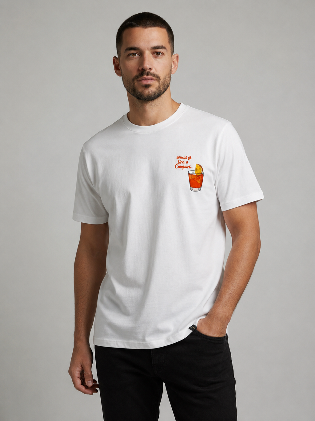 Gold Rush uomo t-shirt Stampa\Ricamo M1WAFFEL05