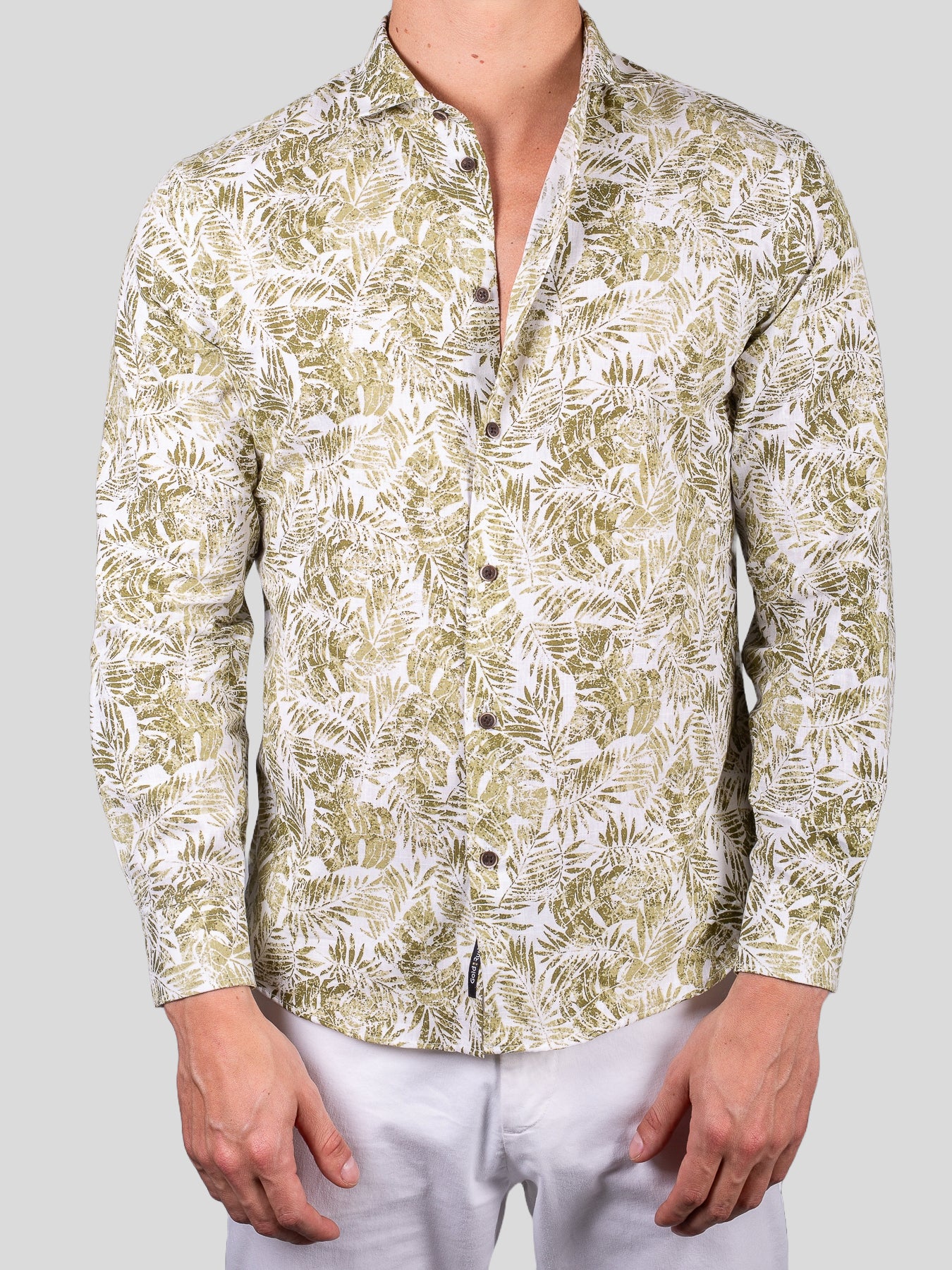 Gold Rush uomo camicia Collo Francese 65042