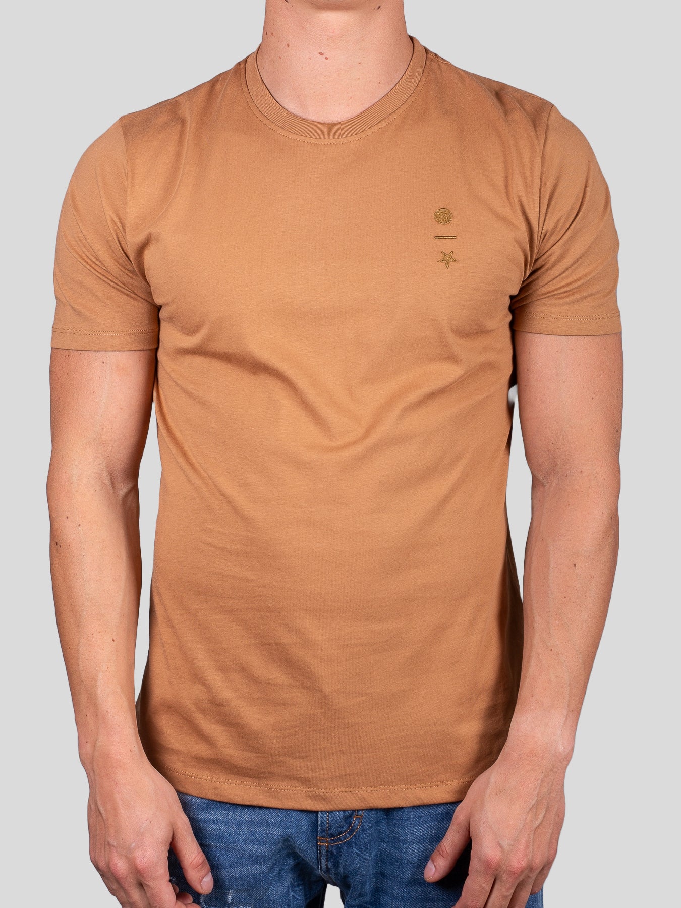 Gold Rush uomo t-shirt M1ESS37 Cammello