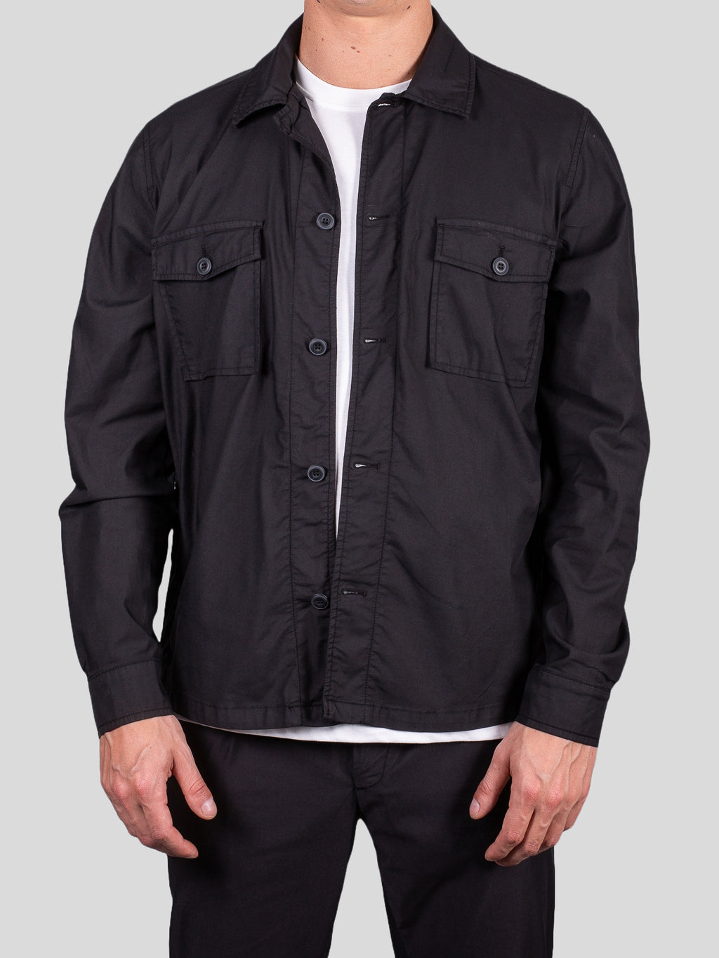 Gold Rush uomo giacca overshirt ESSC1069 nero