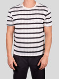 Gold Rush uomo t-shirt riga M1FAS09 Nero N008