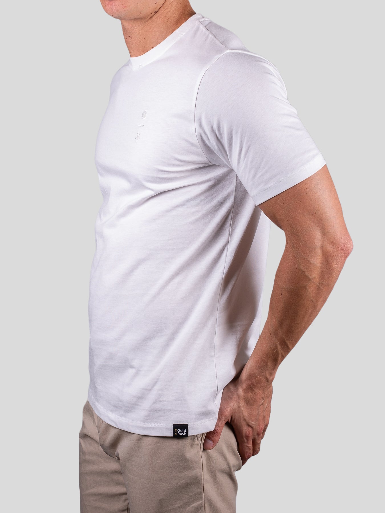 Gold Rush uomo t-shirt M1ESS37 Panna