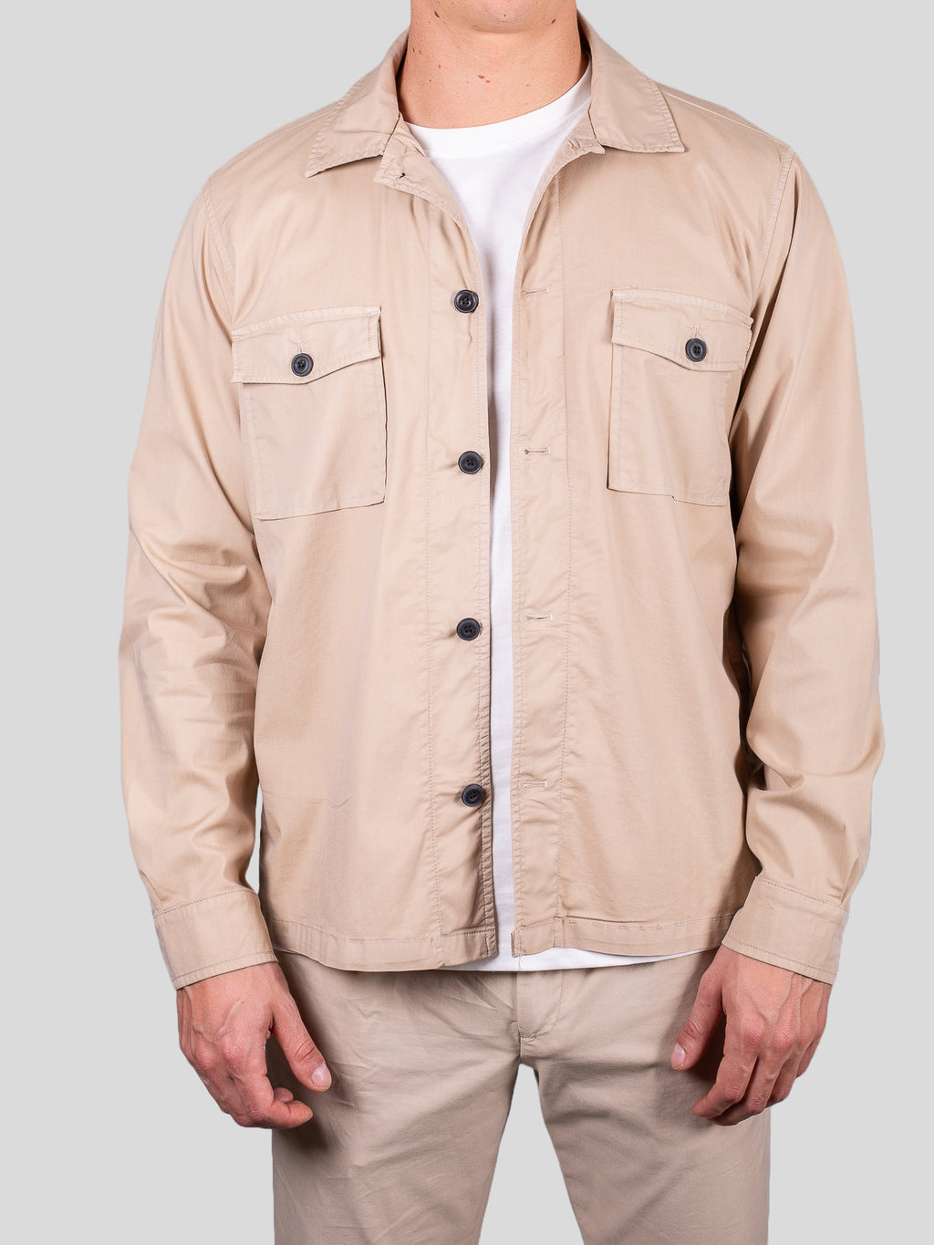 Gold Rush uomo giacca overshirt ESSC1069 sabbia