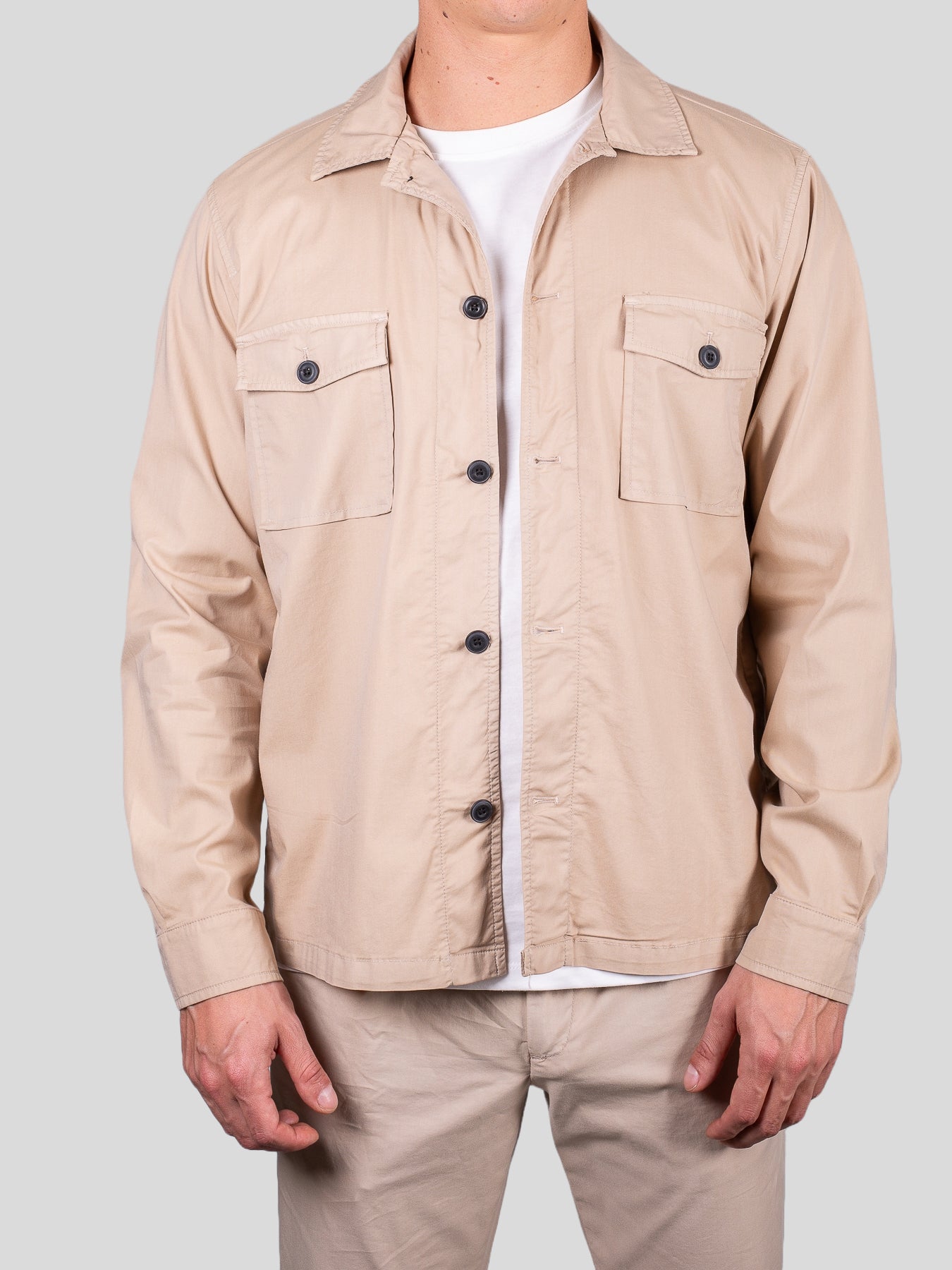 Gold Rush uomo giacca overshirt ESSC1069 sabbia