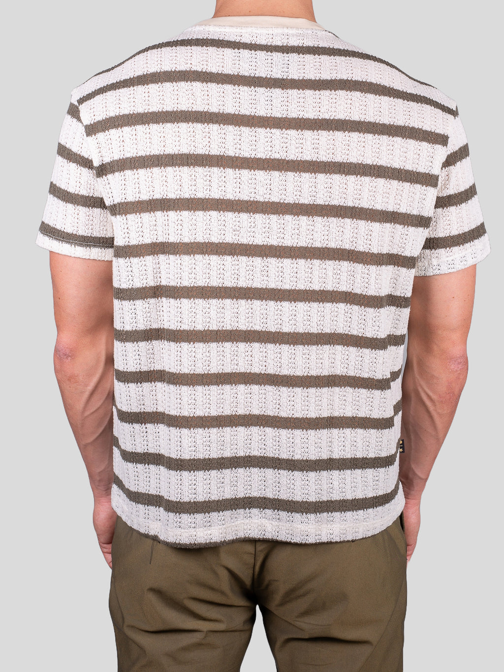 Gold Rush uomo t-shirt riga M1FAS09 Militare V033