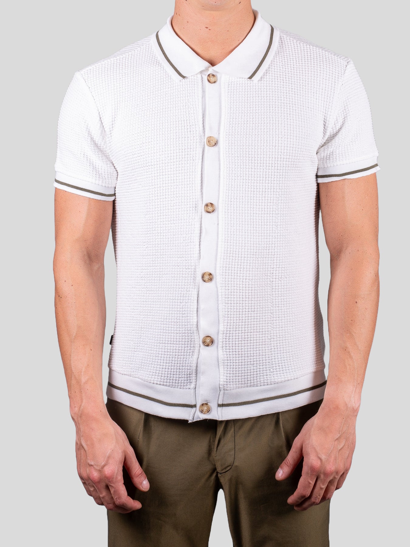 Gold Rush uomo camicia  FAS02/CAMP Bianco