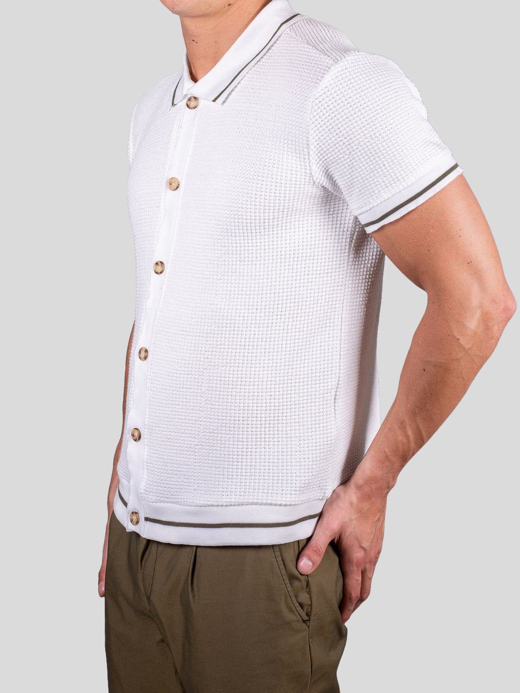 Gold Rush uomo camicia  FAS02/CAMP Bianco