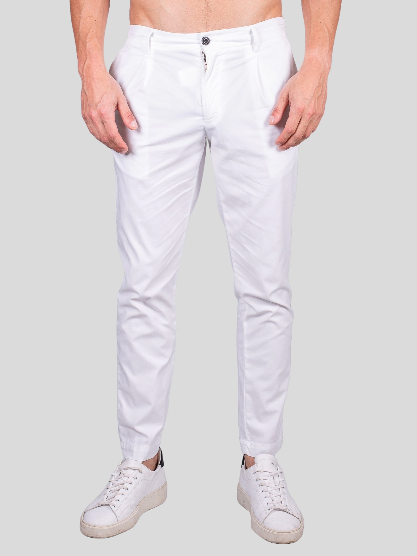 Gold Rush uomo pantalone abel ESS1027 bianco