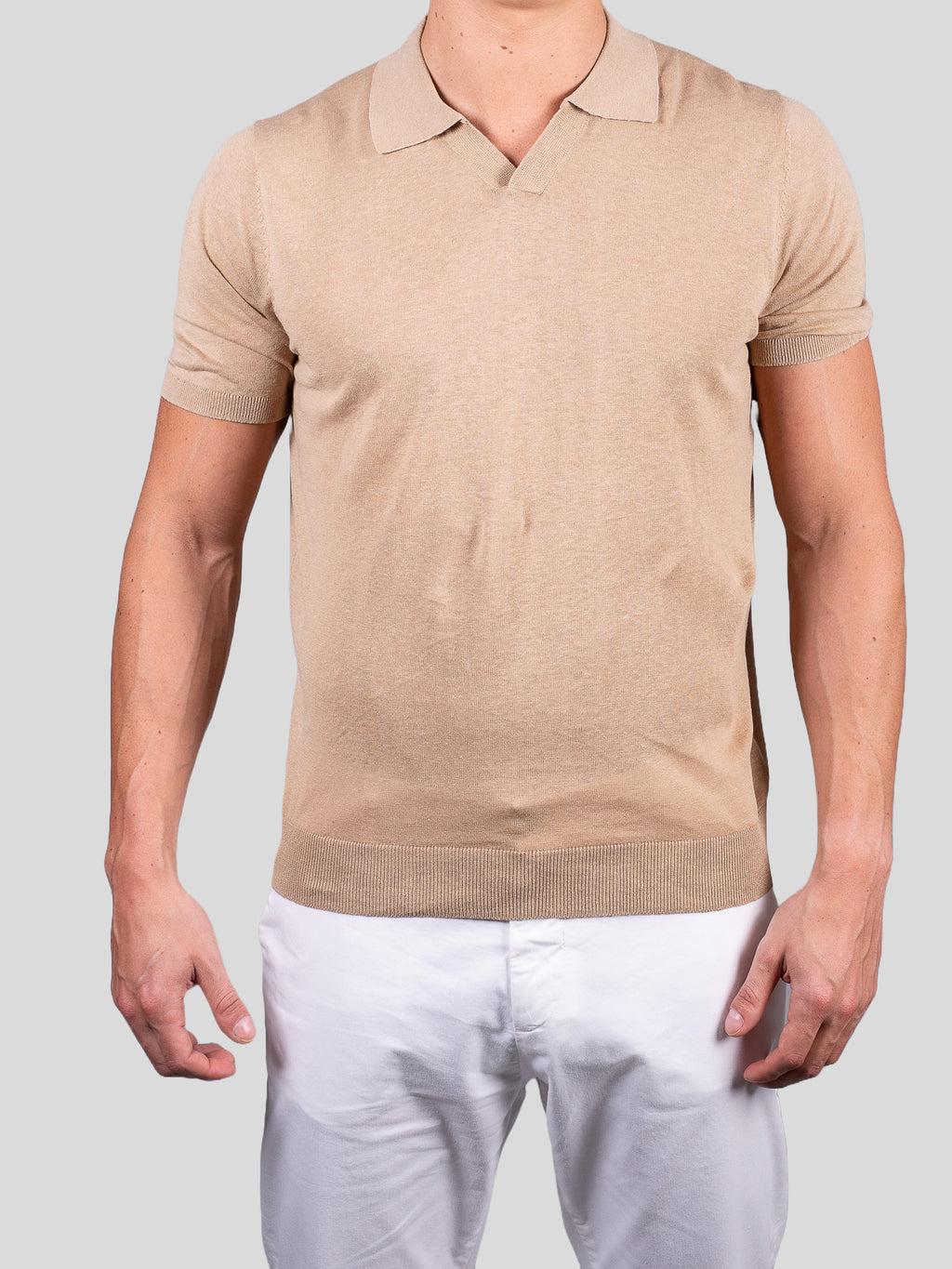 Gold Rush uomo polo misto lino P830024