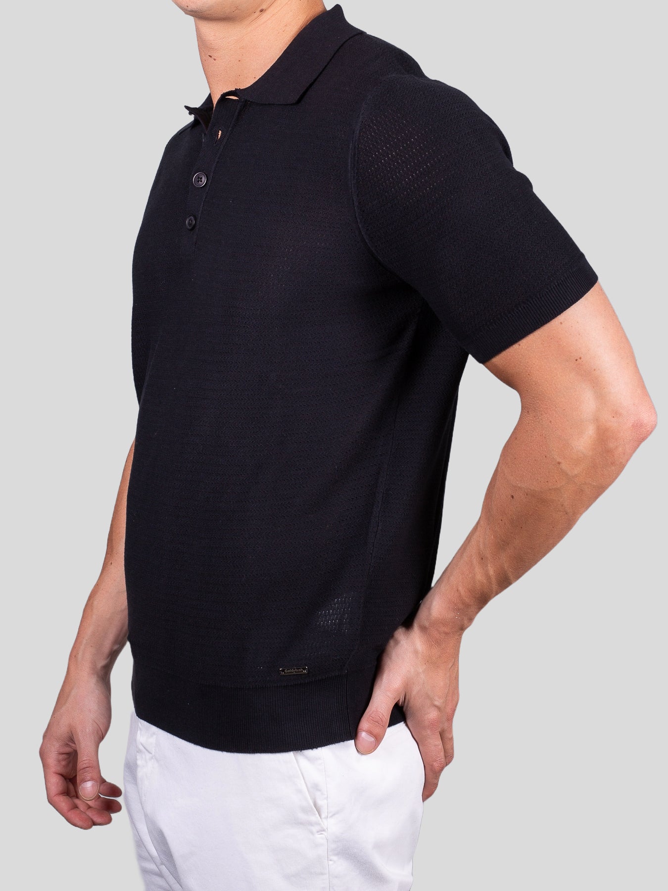 Gold Rush uomo polo forata P830015