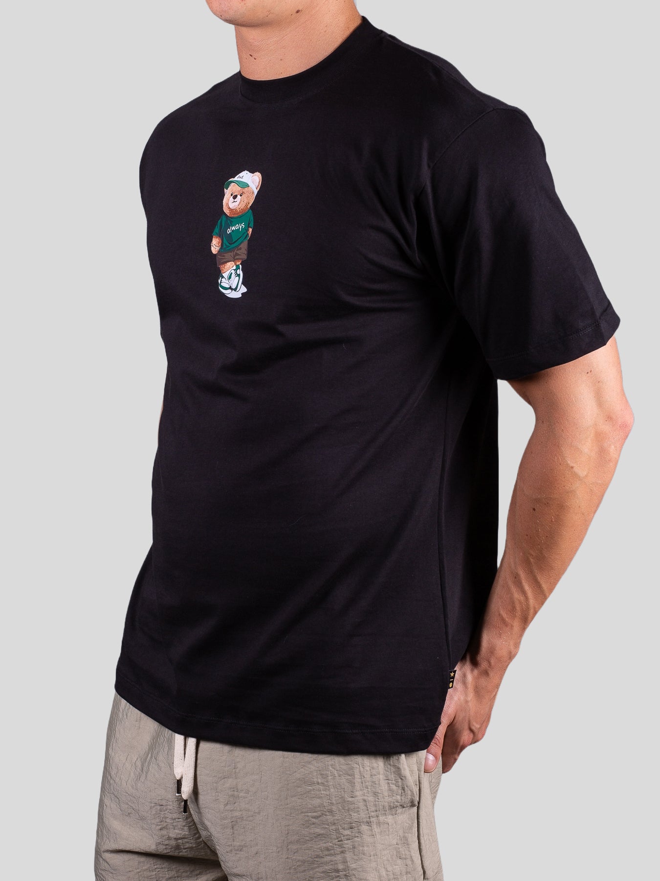 Gold Rush uomo t-shirt M1BALE06 Nero