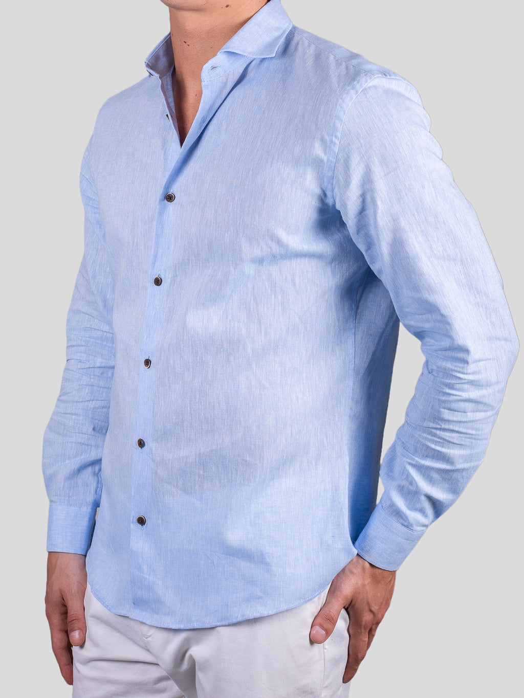 Gold Rush uomo camicia lino francia Parigi Cielo