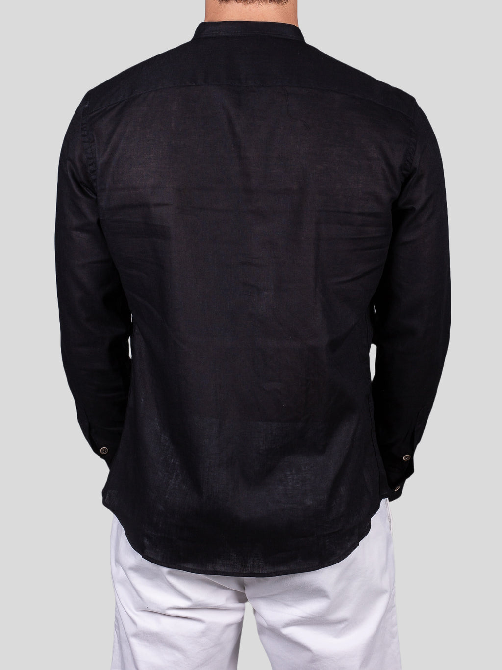 Gold Rush uomo camicia lino corea Seul Nero