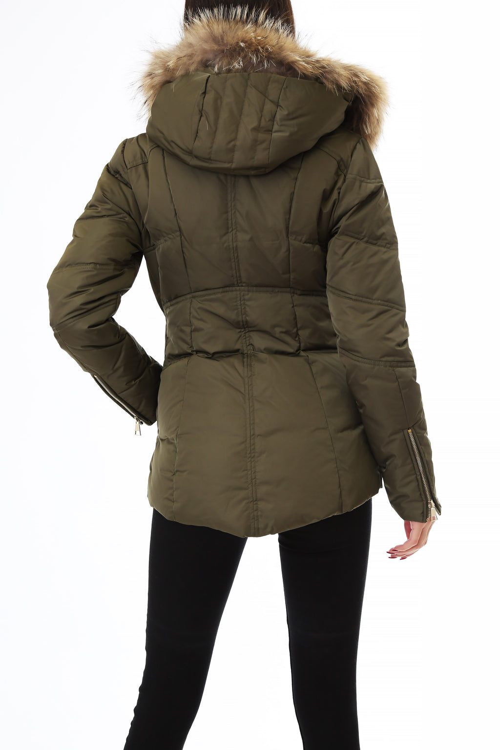 Gold Rush Donna Giubbotto Piumino Con Cappuccio Hooded Jacket Greta Green