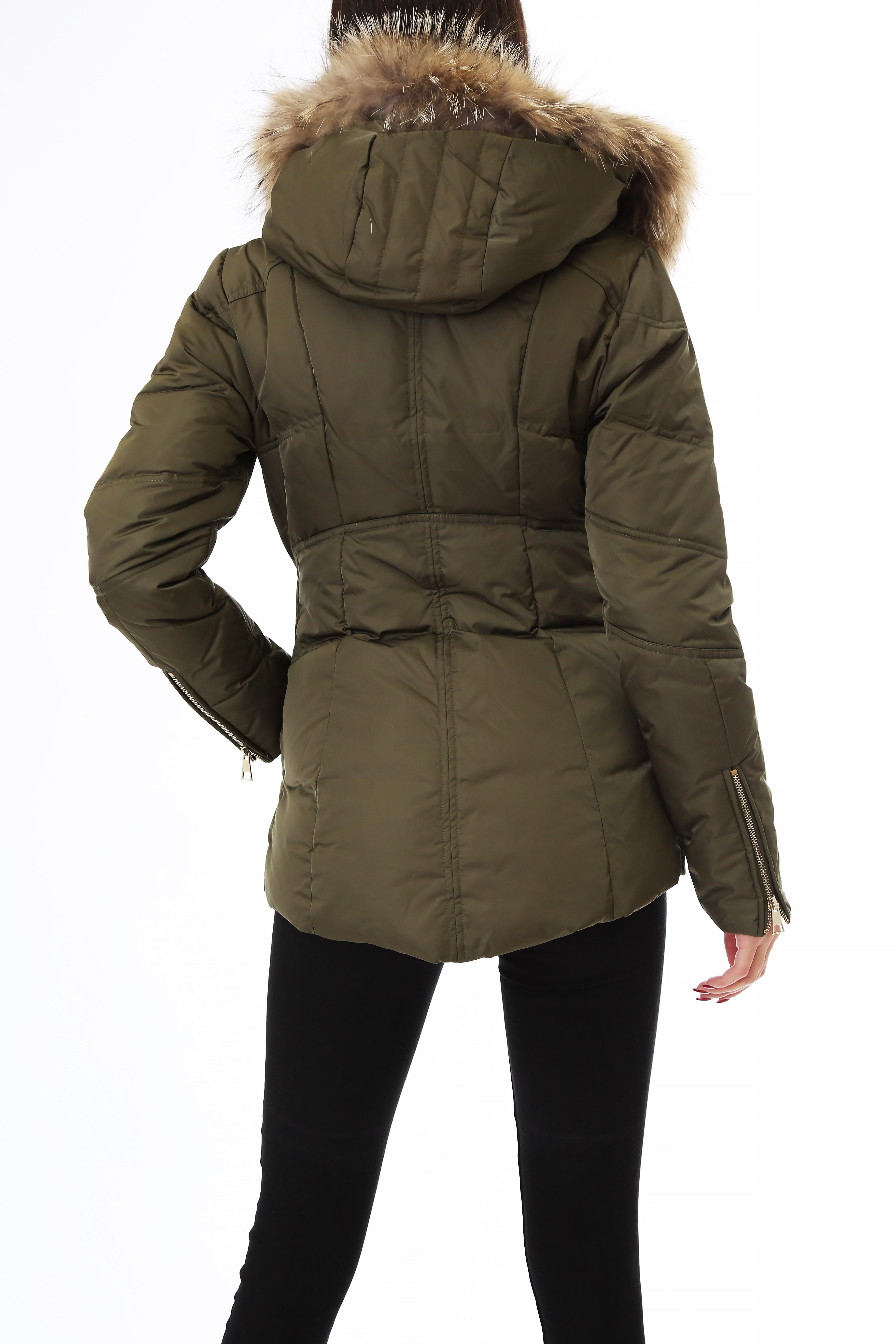 Gold Rush Donna Giubbotto Piumino Con Cappuccio Hooded Jacket Greta Green