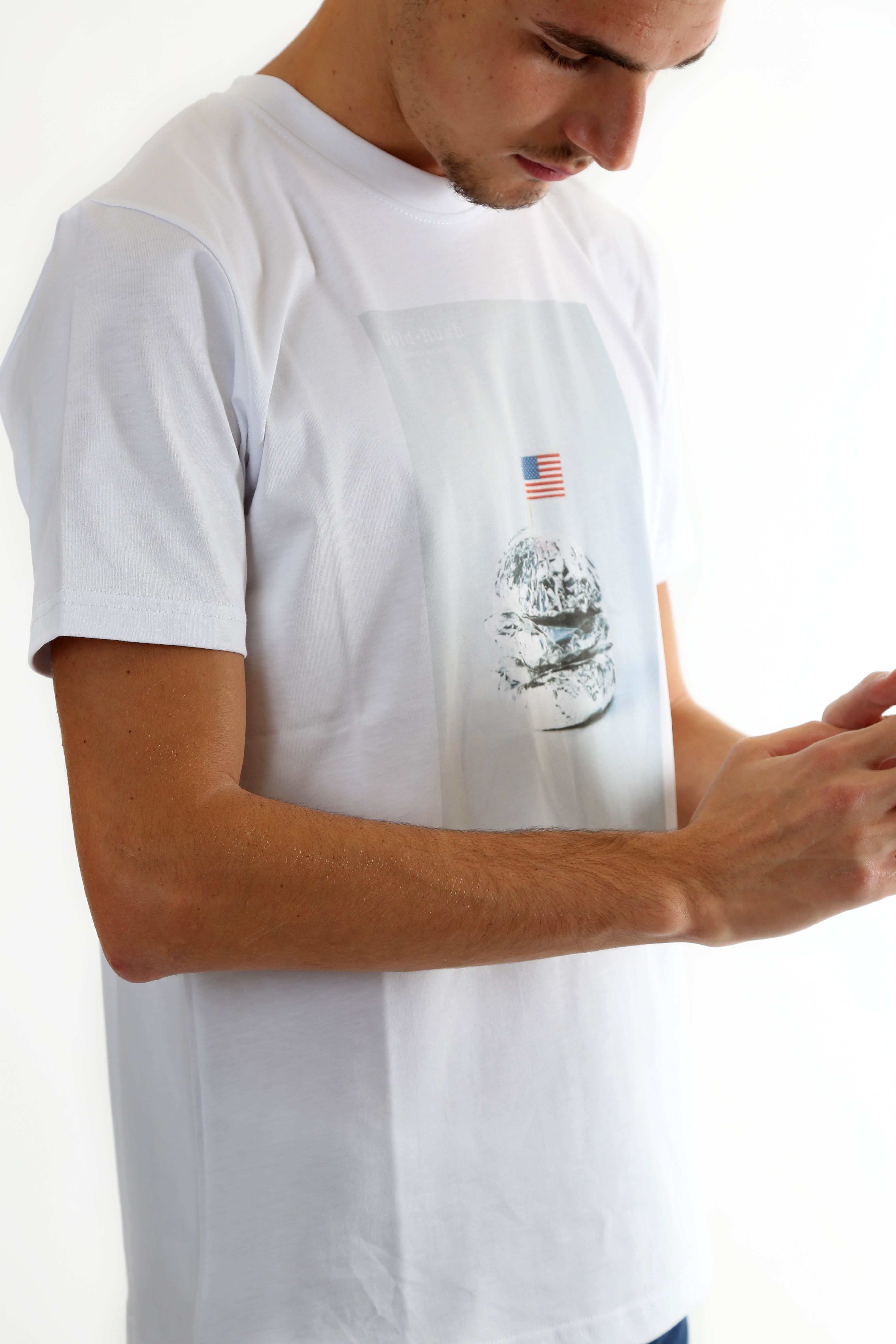 Gold Rush Uomo T-Shirt American Twist White