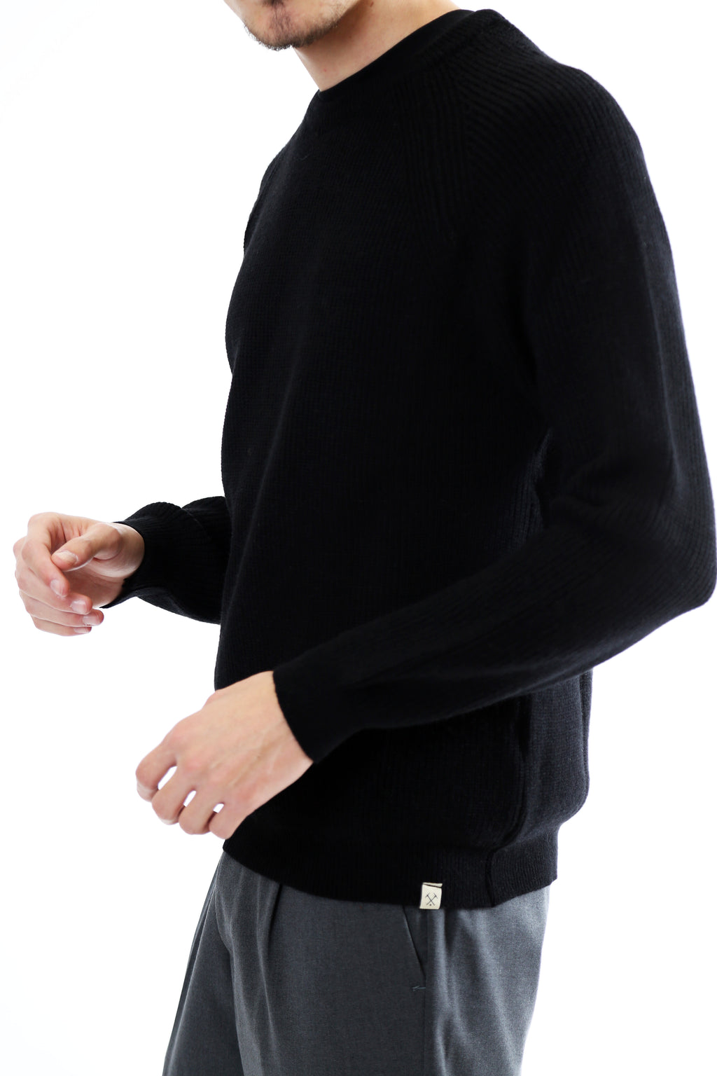 Gold Rush Uomo Maglia Pullover Girocollo Salk Black