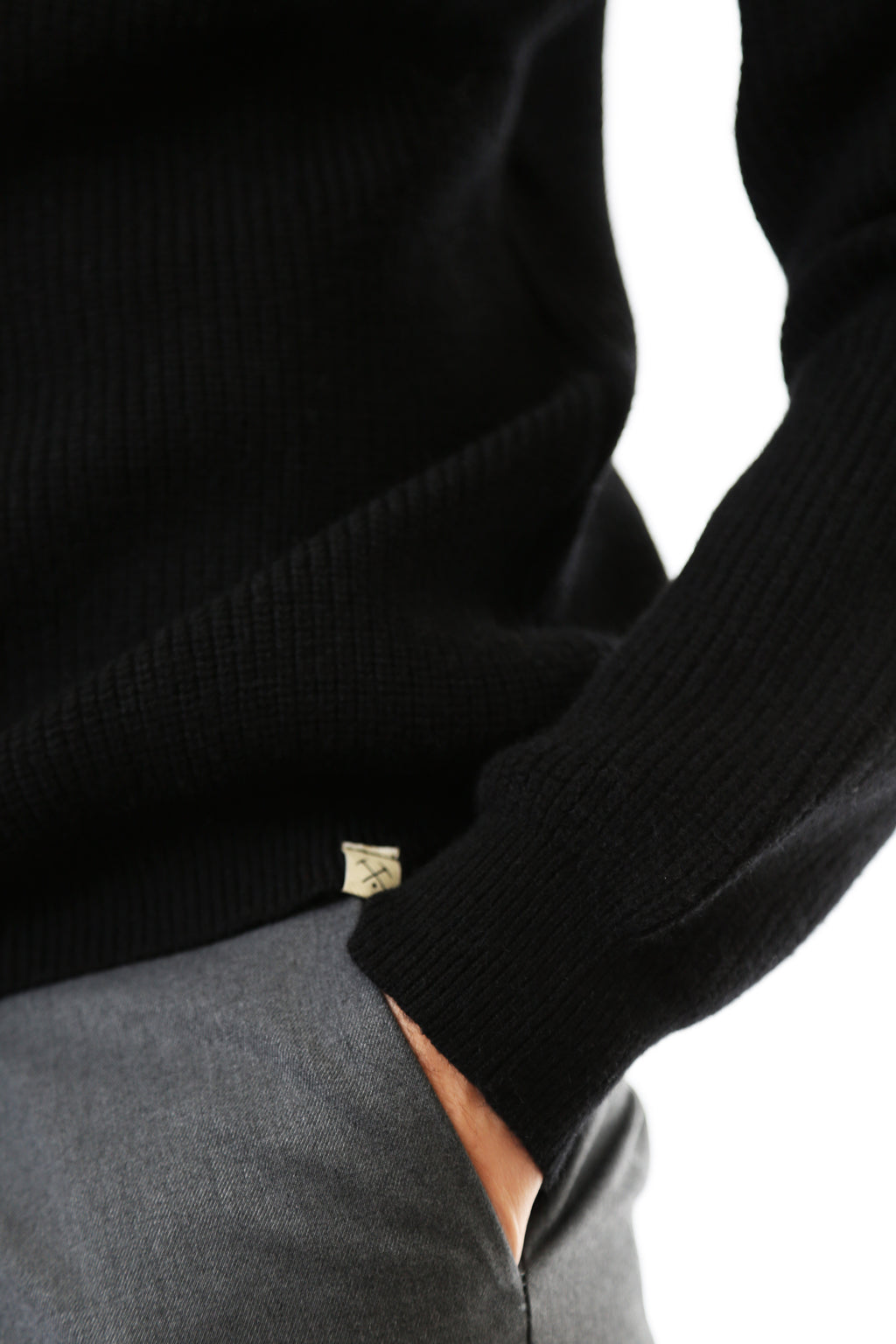 Gold Rush Uomo Maglia Pullover Girocollo Salk Black