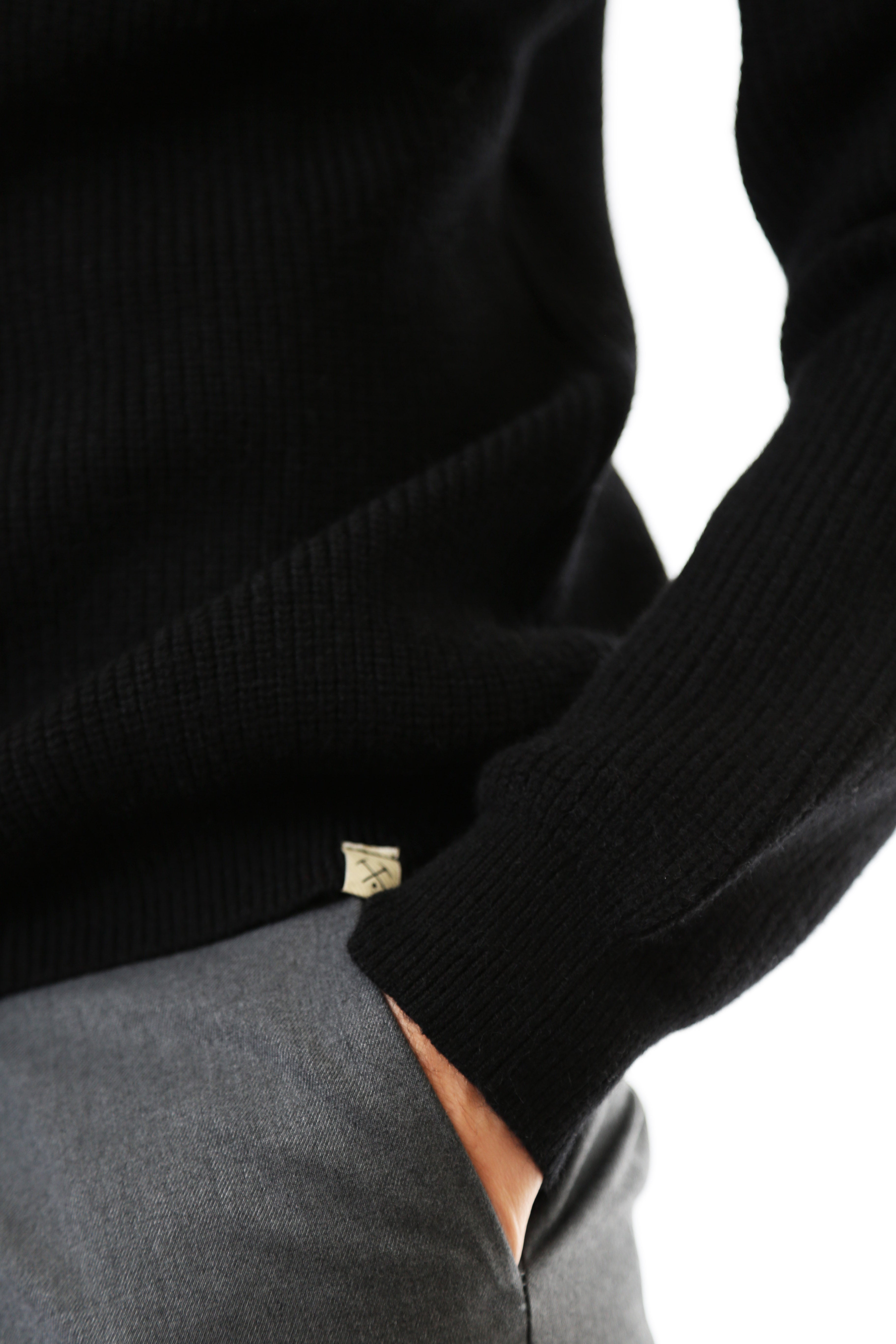 Gold Rush Uomo Maglia Pullover Girocollo Salk Black