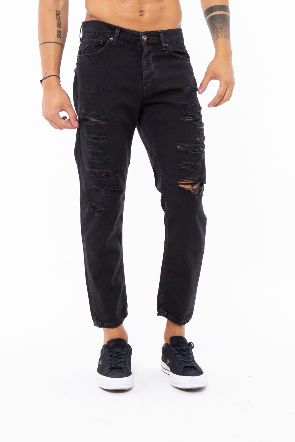 Pantalone slim fit cinque tasche