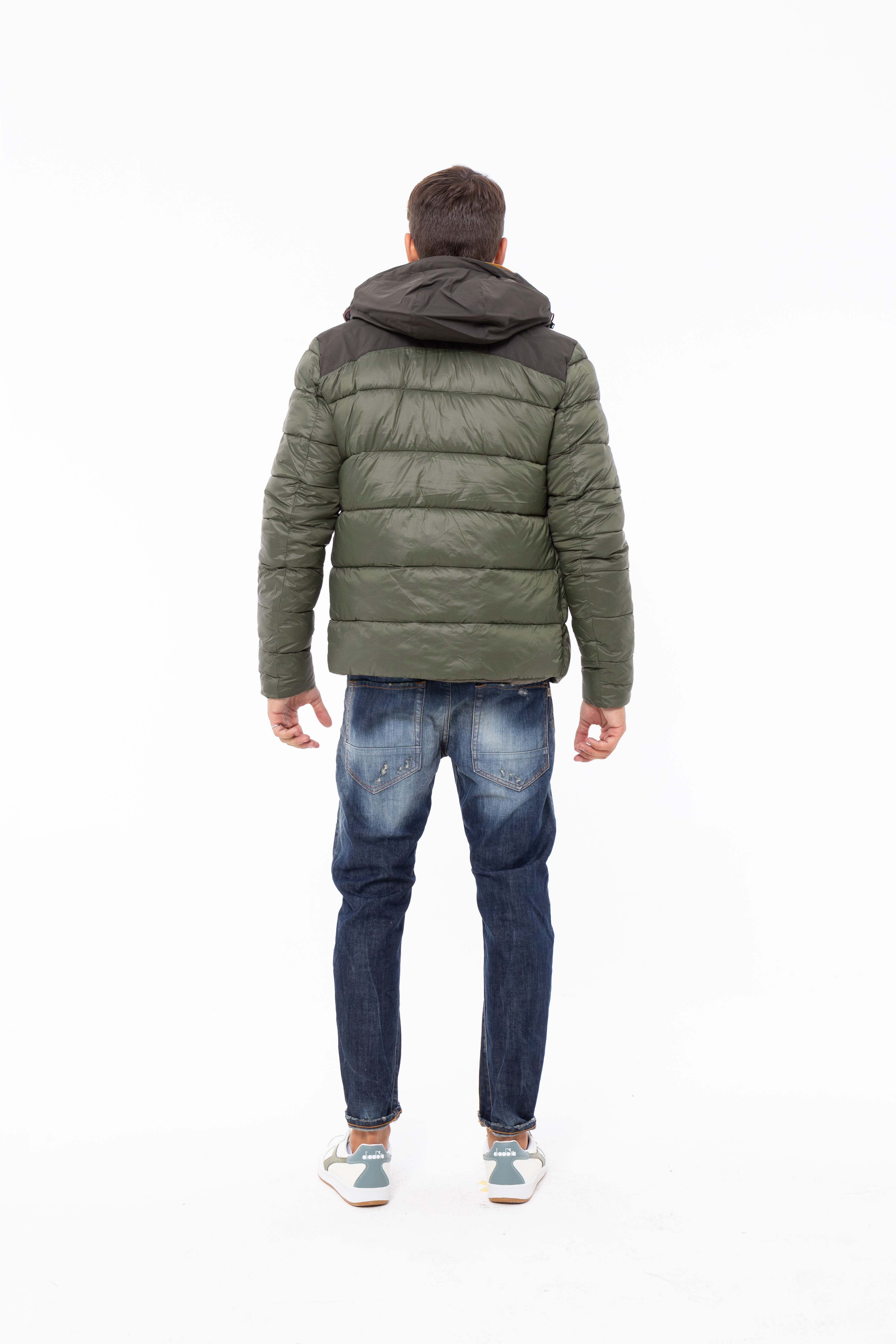 Giubbino imbottito in tessuto nylon