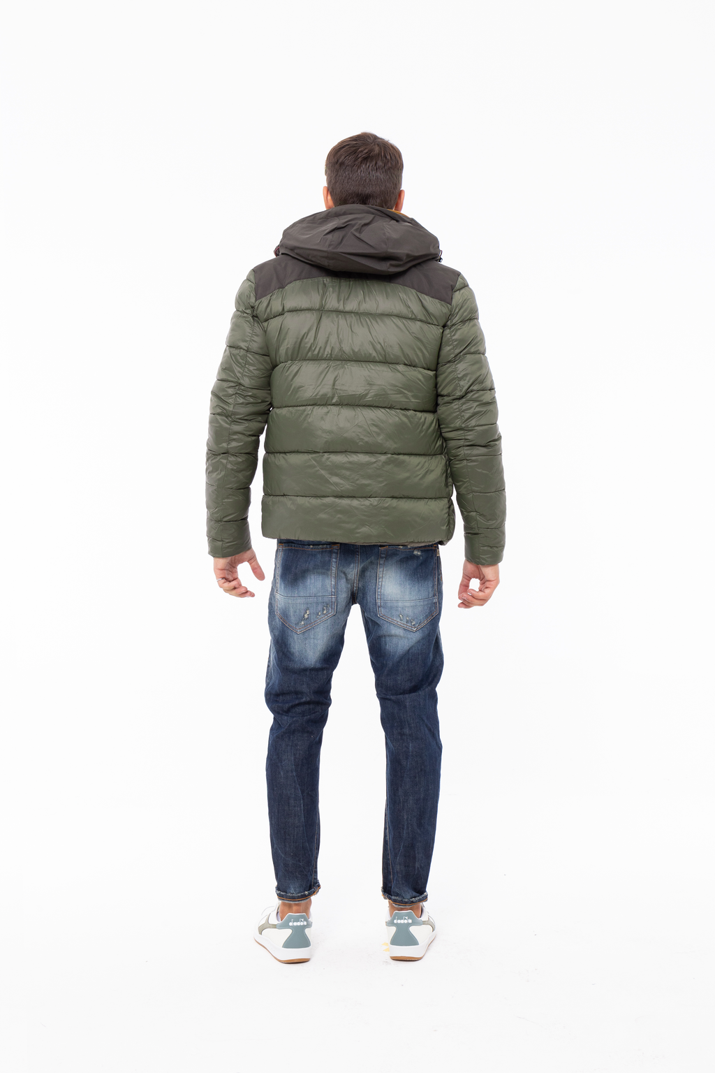 Giubbino con cappuccio soft shell