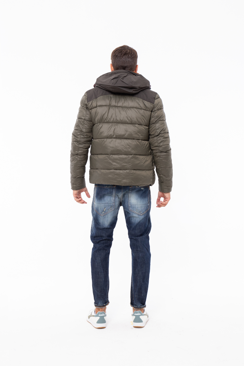 Giubbino imbottito in tessuto nylon