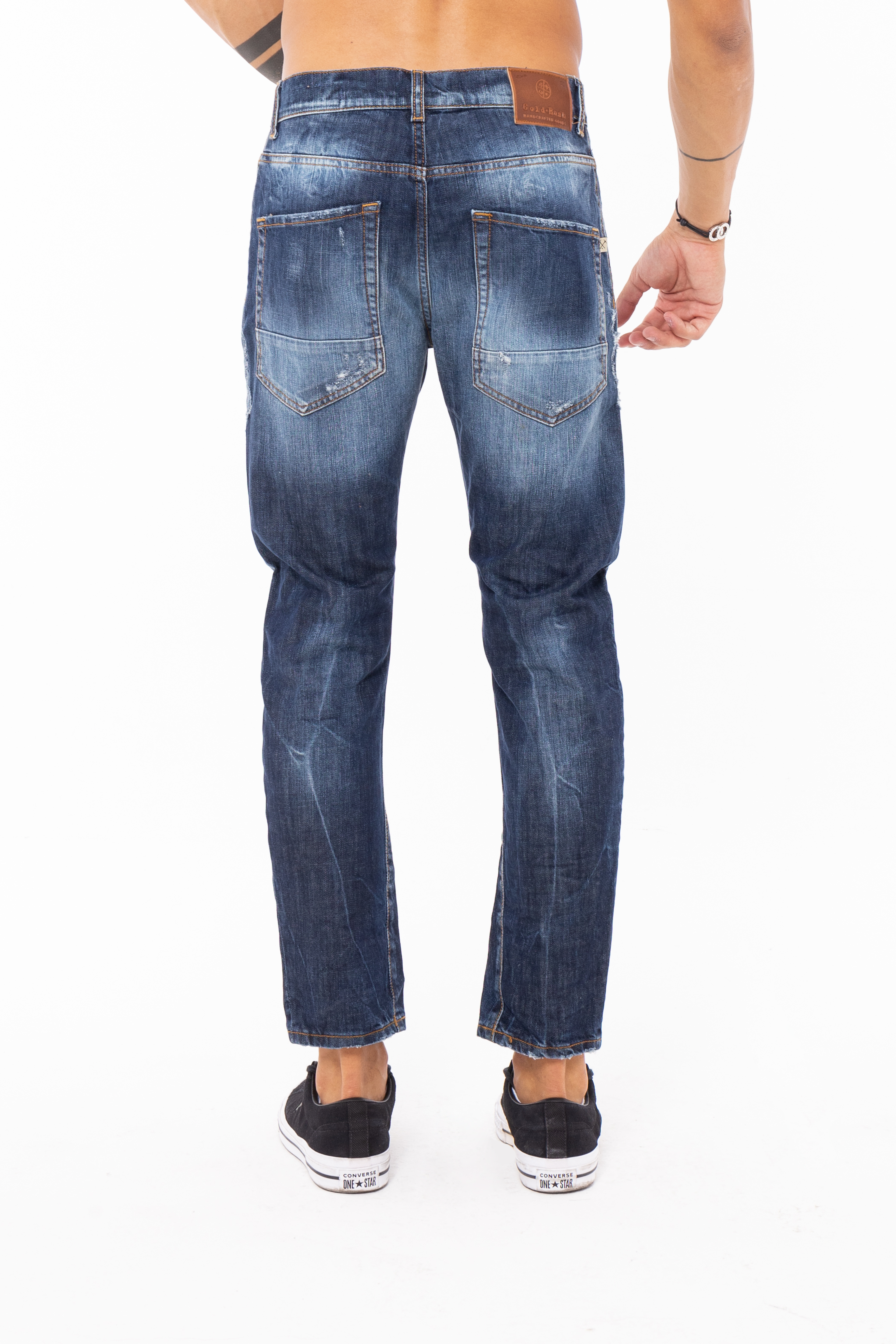 Jeans loose fit con cinque tasche