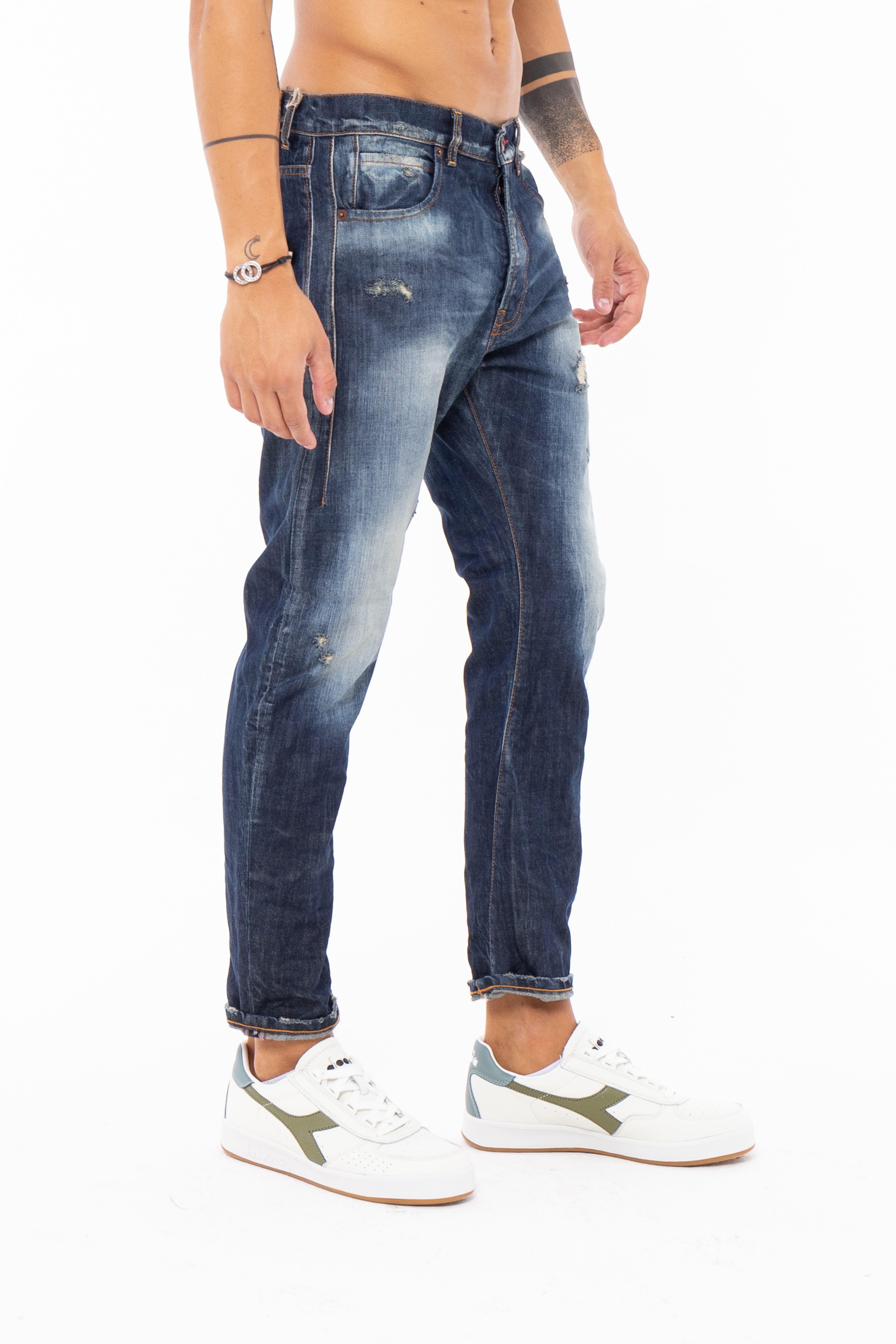 Jeans loose fit con cinque tasche Z