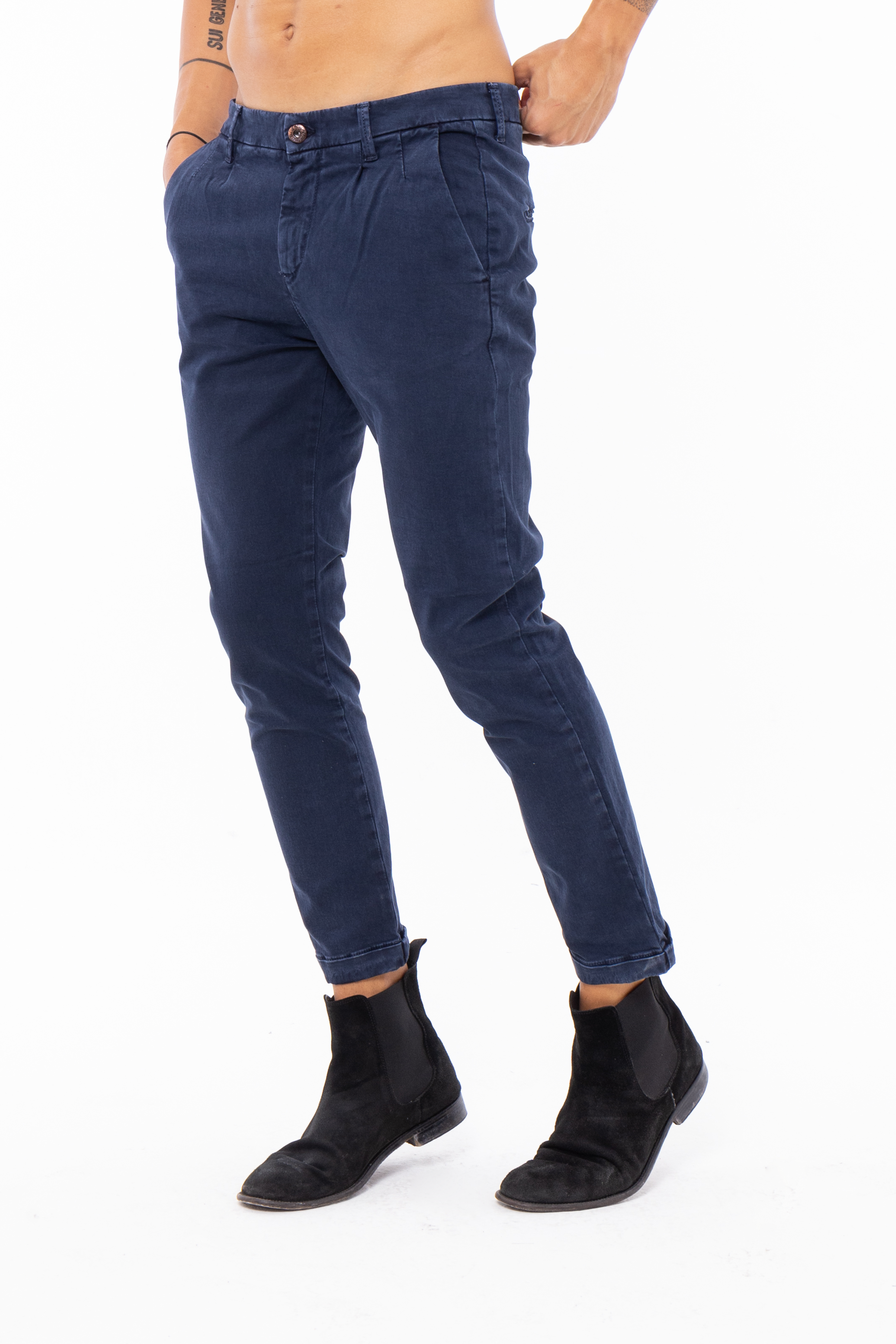 Pantalone tapered tasca america